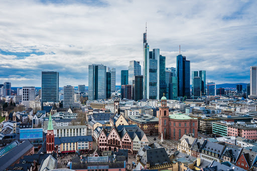 Frankfurt day buildings