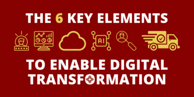 Graphic Key Elements and Roadblocks of Digital Transformation