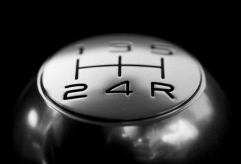 Photo of stainless shift knob
