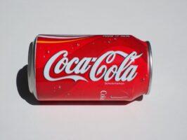 red Coca-Cola can