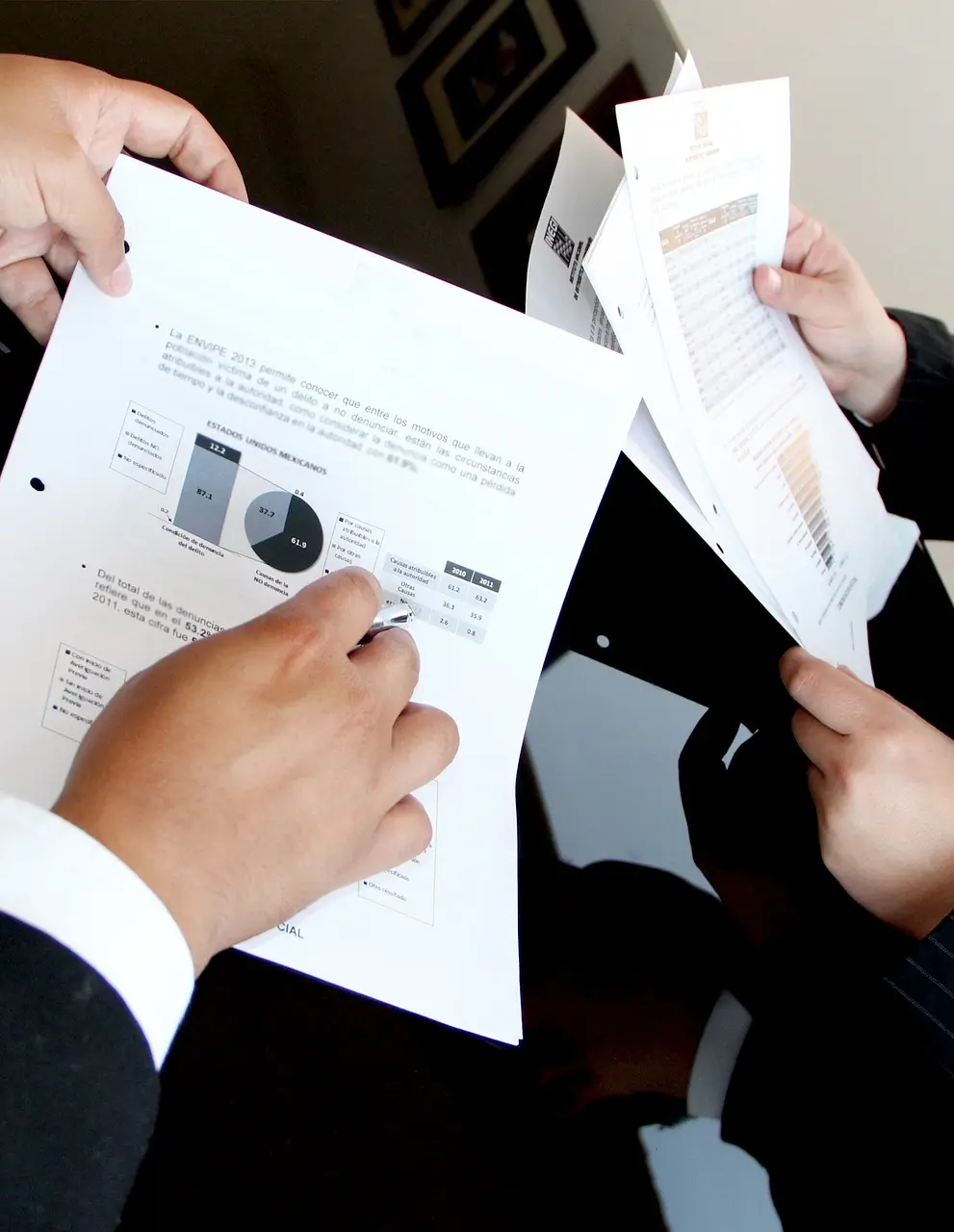 Business Consultant Services: Packages, Deliverables & Outcomes Business people reading charts on papers