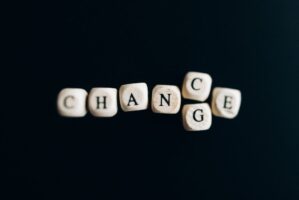 Image showing the word 'chance' and 'change'