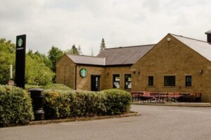 Clouds over buildings