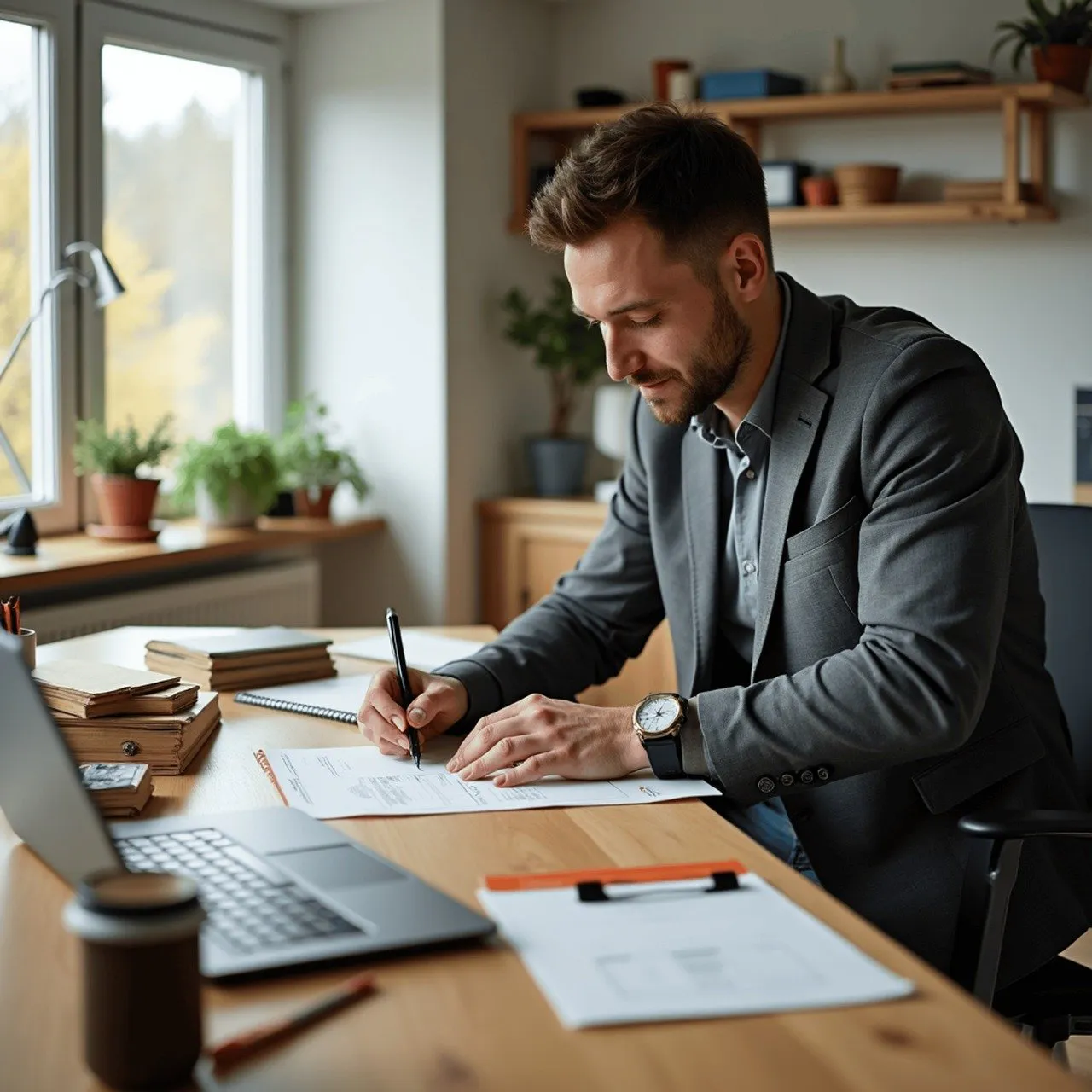 Consultants and leaders from small and mid sized firms reviewing a business consulting plan