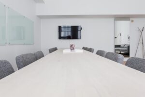 Image of meeting table and chairs